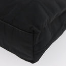 PRADA Tote Bag Nylon Black Silver Auth BSZ307-16