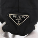 PRADA Tote Bag Nylon Black Silver Auth BSZ307-17