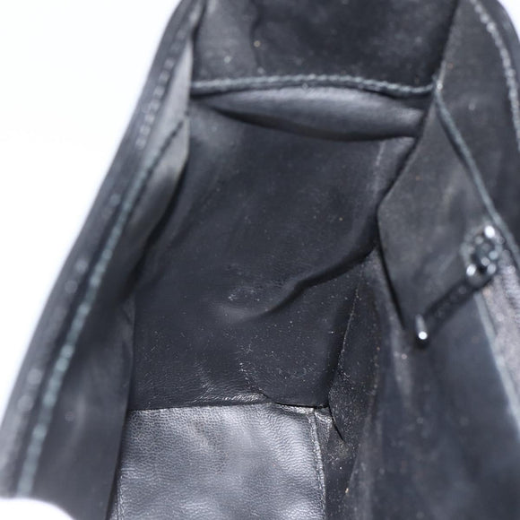 GIVENCHY Shoulder Bag Patent leather Black Gold Auth BSZ308