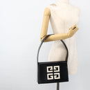 GIVENCHY Shoulder Bag Patent leather Black Gold Auth BSZ308-22