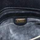 GUCCI Micro GG Supreme Schoudertas PVC Zwart Goud Auth BSZ310-17
