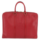 LOUIS VUITTON Epi Porte Documents Voyage Business Bag Red M54477 LV Auth BSZ314-2