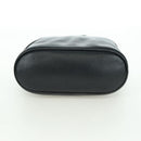 Christian Dior Hand Bag Leather Black Gold Auth BSZ319A-5