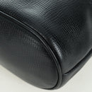 Christian Dior Hand Bag Leather Black Gold Auth BSZ319A-14