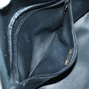 Christian Dior Hand Bag Leather Black Gold Auth BSZ319A-21