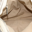Chloe Paddington Hand Bag Leather White Silver Auth BSZ323-11