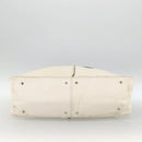 Chloe Paddington Hand Bag Leather White Silver Auth BSZ323-5