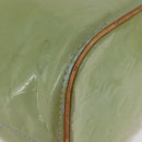 LOUIS VUITTON Monogram Vernis Houston Hand Bag Baby Blue M91005 LV Auth BSZ324-8