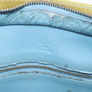 LOUIS VUITTON Monogram Vernis Houston Hand Bag Baby Blue M91005 LV Auth BSZ324-19