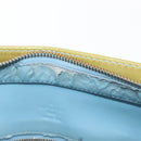 LOUIS VUITTON Monogram Vernis Houston Hand Bag Baby Blue M91005 LV Auth BSZ324-9