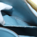 LOUIS VUITTON Monogram Vernis Houston Hand Bag Baby Blue M91005 LV Auth BSZ324-24