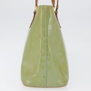 LOUIS VUITTON Monogram Vernis Houston Hand Bag Baby Blue M91005 LV Auth BSZ324-3