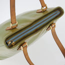 LOUIS VUITTON Monogram Vernis Houston Hand Bag Baby Blue M91005 LV Auth BSZ324-6