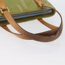 LOUIS VUITTON Monogram Vernis Houston Hand Bag Baby Blue M91005 LV Auth BSZ324-7