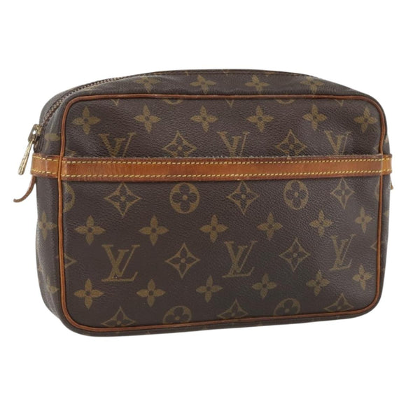 LOUIS VUITTON Monogram Compiegne 23 Clutch Bag M51847 LV Auth BSZ326