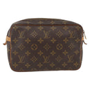 LOUIS VUITTON Monogram Compiegne 23 Clutch Bag M51847 LV Auth BSZ326-2