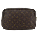 LOUIS VUITTON Monogram Trousse Toilette 28 Clutch Bag M47522 LV Auth BSZ328-2