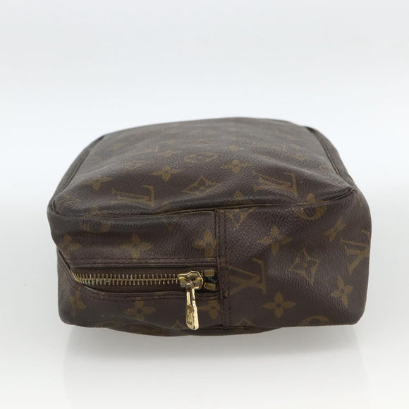 LOUIS VUITTON Monogram Trousse Toilette 28 Clutch Bag M47522 LV Auth BSZ328
