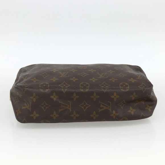 LOUIS VUITTON Monogram Trousse Toilette 28 Clutch Bag M47522 LV Auth BSZ328