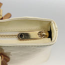 LOUIS VUITTON Monogram Vernis Brentwood Schoudertas Perle M91512 LV Auth BSZ329-10