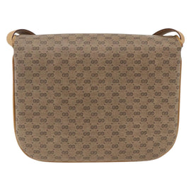 GUCCI Micro GG Supreme Shoulder Bag PVC Beige Gold 406 001 1780 Auth BSZ330A - 0