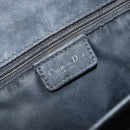 Christian Dior Trotter Canvas Hand Bag Black Silver Auth BSZ335-19