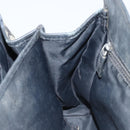 Christian Dior Trotter Canvas Hand Bag Black Silver Auth BSZ335-21