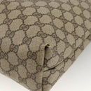GUCCI GG Supreme Web Sherry Line Tote Bag PVC Beige Gold 39 02 003 Auth BSZ336-12