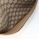 GUCCI GG Supreme Web Sherry Line Tote Bag PVC Beige Gold 39 02 003 Auth BSZ336-19