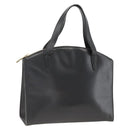 GUCCI Tote Bag Leer Goud Zwart 000 2058 0569 0 Auth BSZ341-1