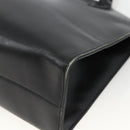 GUCCI Tote Bag Leer Goud Zwart 000 2058 0569 0 Auth BSZ341-10