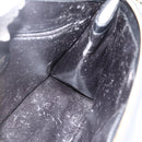 GUCCI Tote Bag Leer Goud Zwart 000 2058 0569 0 Auth BSZ341-17
