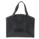 GUCCI Tote Bag Leer Goud Zwart 000 2058 0569 0 Auth BSZ341-2