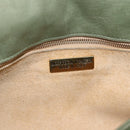 BOTTEGA VENETA INTRECCIATO Shoulder Bag Leather Khaki Gold Auth BSZ346-19