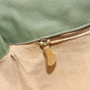 BOTTEGA VENETA INTRECCIATO Shoulder Bag Leather Khaki Gold Auth BSZ346-22