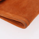 HERMES Jije Elan 29 Clutch Bag Suede Orange Auth BSZ347SAV-7