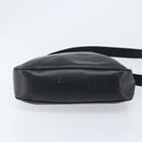 GUCCI Bamboo Hand Bag Leather 2way Black Gold 001 1638 Auth BSZ349-5