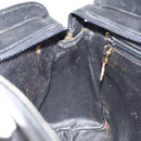 GUCCI Hand Bag Leather Black Gold Auth BSZ350-19