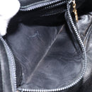 GUCCI Hand Bag Leather Black Gold Auth BSZ350-21