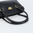 GUCCI Hand Bag Leather Black Gold Auth BSZ350-7