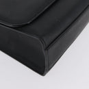 GUCCI Shoulder Bag Leather Black Silver 001 3064 Auth BSZ351-9