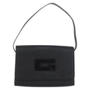 GUCCI Shoulder Bag Leather Black Silver 001 3064 Auth BSZ351-13
