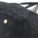 CHANEL New Travel Line Tote Bag Nylon Black Gold CC Auth BSZ356-9