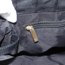 CHANEL New Travel Line Tote Bag Nylon Black Gold CC Auth BSZ356-21