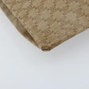 CELINE Macadam Canvas Hand Bag PVC Beige Gold Auth BSZ357-14