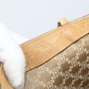 CELINE Macadam Canvas Hand Bag PVC Beige Gold Auth BSZ357-12