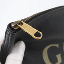 GUCCI Clutch Bag Leather Black 500981 Auth BSZ359-8