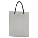 BALENCIAGA Shopping Tote Bag Tote Bag Coated Canvas Silver 693805 Auth BSZ360-3