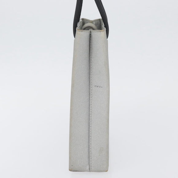 BALENCIAGA Shopping Tote Bag Tote Bag Coated Canvas Silver 693805 Auth BSZ360