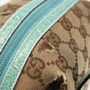 GUCCI GG Canvas Hand Bag Beige 124542 0416 Auth BSZ369-15